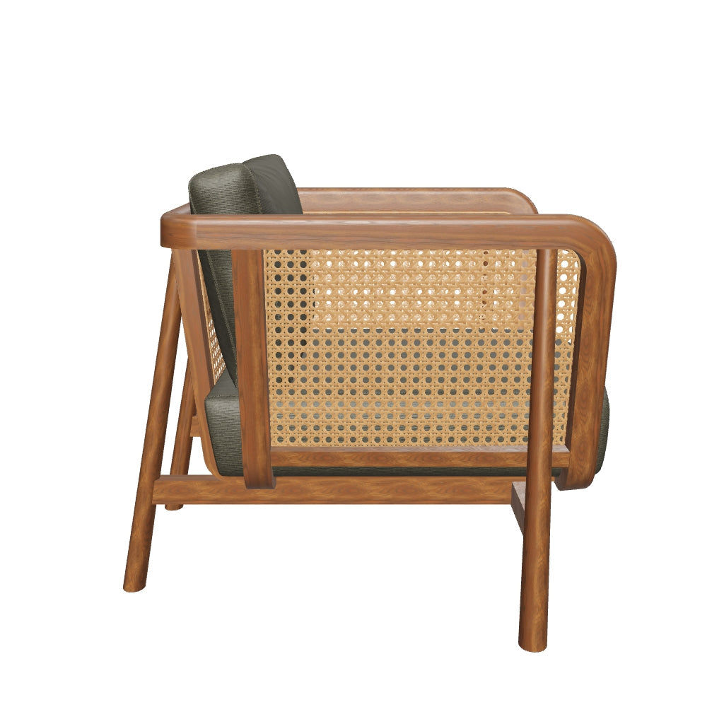 Rattan Zanaati Berjer - Tekli Koltuk