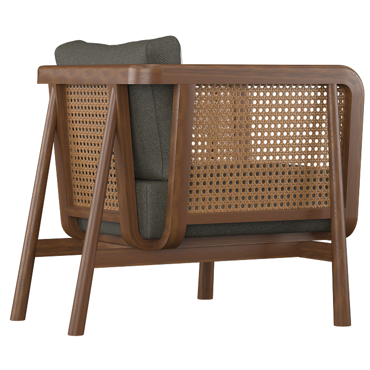Rattan Zanaati Berjer - Tekli Koltuk